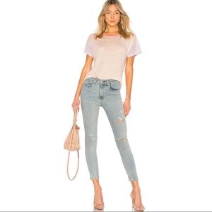 Rag & Bone High Rise Ankle Skinny Jeans